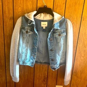 10/12 girls denim sweater jacket